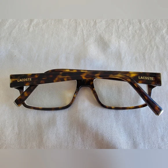 Lacoste LA1204T Tortoiseshell Rectangular Glasses -3.50 Rx - Picture 12 of 12